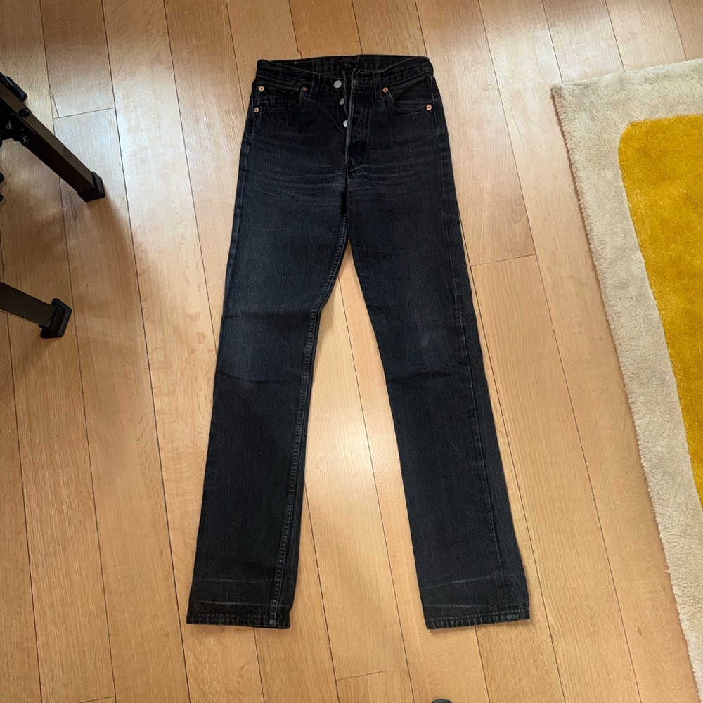 Levi's 501 Black Denim Jeans